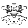 刹车片ECE R90高品质半金属低钢陶瓷